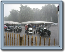 Goodwood Revival - Hail Stom in the Pits