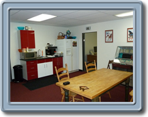 Kitchen/Green Room Area